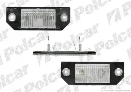 Фара номерного знака Polcar 3202959E