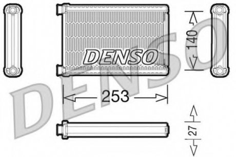 Радіатор пічки DENSO DRR05005 (фото 1)