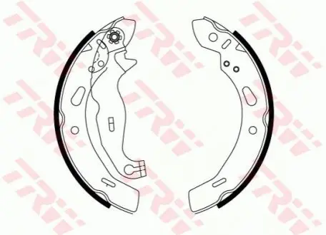 Комплект тормозных колодок TRW GS8814