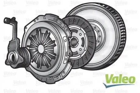 Комплект сцепления + маховик + гидравлический выжимной Valeo 845077
