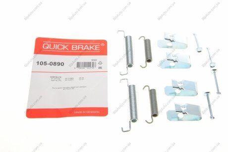 Монтажний комплект колодки QB105-0890 QUICK BRAKE 1050890 (фото 1)