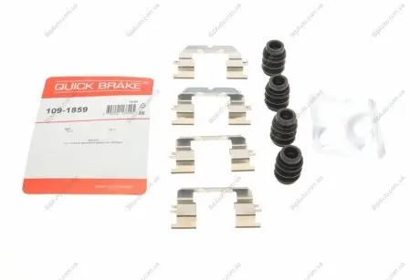 Монтажный комплект дисковых колодок 109-1859 QUICK BRAKE 1091859
