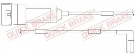 CZUJNIK KLOCK╙W HAM QBWS0122A OPEL KADETT E 84-91 QUICK BRAKE WS0122A