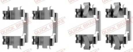 Р/к дисковых тормозов. колодок 109-1257 QUICK BRAKE 1091257