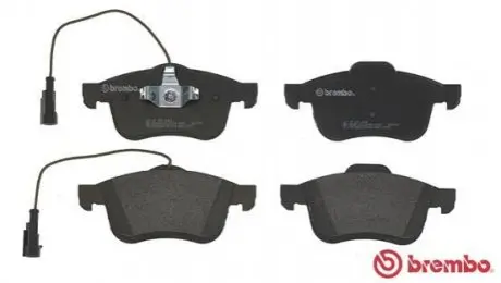 Гальмівні колодки дискові P23 163 BREMBO P23163