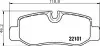 Гальмівні колодки дискові P50 126 BREMBO P50126 (фото 1)