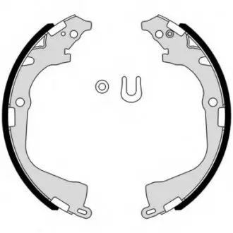 Тормозные колодки барабанные BREMBO S85541 (фото 1)