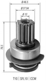 Бендикс стартера MAGNETI MARELLI AMB0223