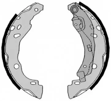 Гальмівні колодки барабанні S68 525 BREMBO S68525