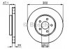 Диск гальмівний (передній) Ford Mondeo III 00-07/Jaguar X-Type 01-09 (300x24) BOSCH 0 986 479 B44 0986479B44