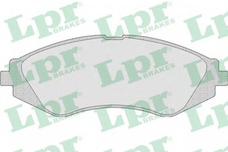 Комплект тормозных колодок, дисковый тормоз LPR 05P710