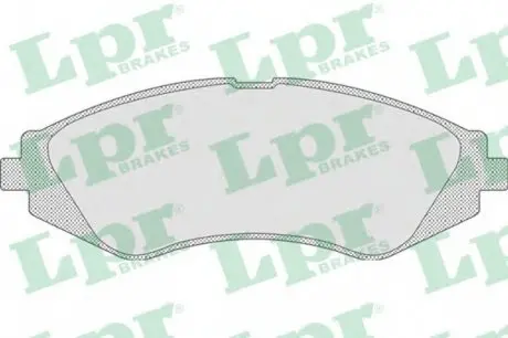 Комплект тормозных колодок, дисковый тормоз LPR 05P710