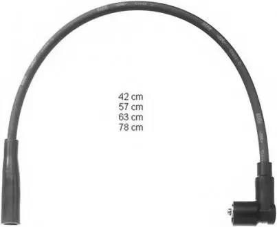 Комплект проводов зажигания BERU ZEF1044