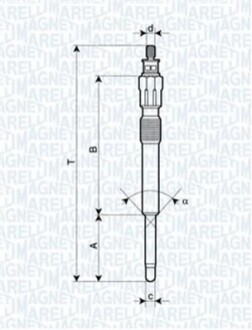 Wieca ┐arowa CITROEN JUMPER PEUGEOT BOXER 2.5TDI MAGNETI MARELLI UC40A (фото 1)