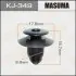 Клипса автомобильная (автокрепеж) MASUMA    349-KJ  [уп.50] MASUMA KJ349