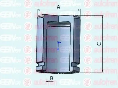 Поршень, корпус скоби гальма SEINSA AUTOFREN D025550