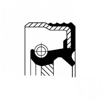 Кільце ущільнювача, диференціал, Кільце ущільнювача, роздавальна коробка CORTECO 12019607B (фото 1)