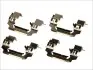 Планка супорта (переднього) прижимна (к-кт) Nissan Patrol GR V 97- (AKEBONO) 109-1738 QUICK BRAKE 1091738 (фото 1)