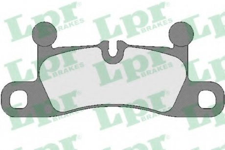 Комплект тормозных колодок, дисковый тормоз LPR 05P1755 (фото 1)