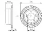 Гальмівний диск TOYOTA Land Cruiser J6/J7/J10 \'\'R \'\'98-07 BOSCH 0986479A61 (фото 1)