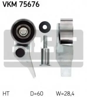 Натяжний ролик, ремінь ГРМ VKM 75676 SKF VKM75676