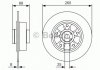 Диск гальмівний (задній) Renault Megane III/Scenic III 08- (260x8) (+ABS) (з підшипником) 0 986 479 C87 BOSCH 0986479C87 (фото 1)