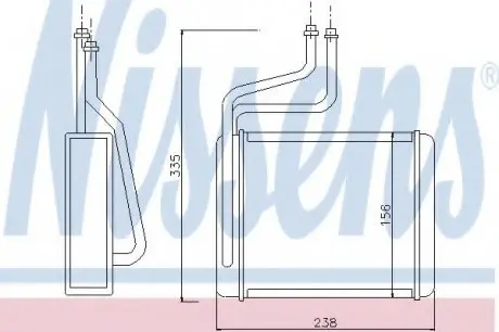 Отопитель NISSENS 71744