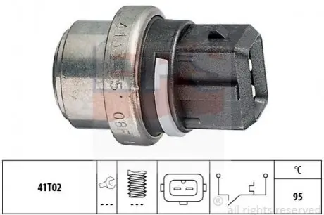 Фото 1 - датчик температури охолоджувальної рідини 1 840 133 EPS 1840133 Датчик температури охолоджувальної рідини 1 840 133 EPS 1840133 (фото 1)
