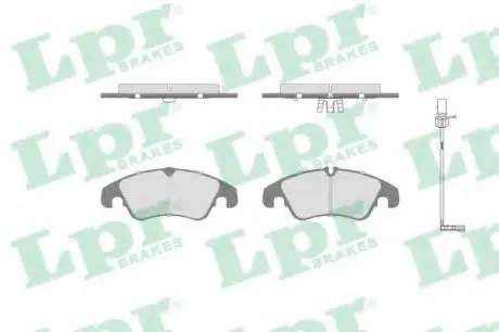 Комплект тормозных колодок, дисковый тормоз LPR 05P1420A (фото 1)