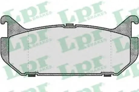 Комплект тормозных колодок, дисковый тормоз LPR 05P512