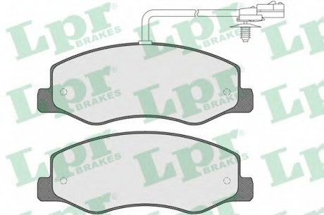 Комплект тормозных колодок, дисковый тормоз LPR 05P1570 (фото 1)