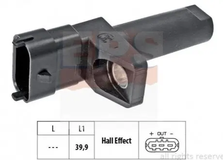 CZUJNIK POгOпENIA WAгKA ROZRZ. TOYOTA AURIS 1,8 09- EPS 1953713 (фото 1)