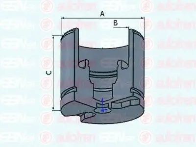 Поршень SEINSA AUTOFREN D025520 (фото 1)