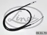 Трос ручного гальма LINEX 090179