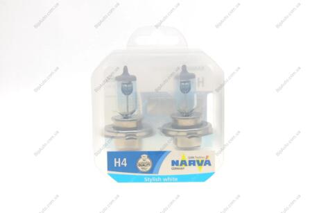 ЛАМПА 12V H4 6055W P43T RANGE POWER BLUE В ЄВРОБОЦІ (УП. 2 ШТ.) NARVA 486772100