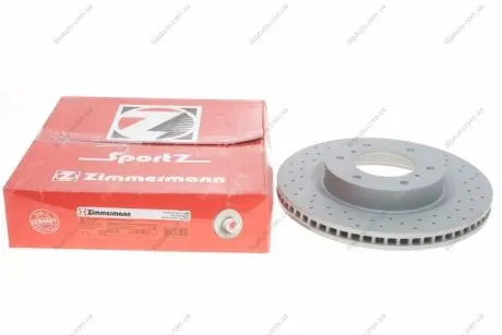 Передний Mitsubishi Pajero 07- (332x28) ZIMMERMANN 380211652