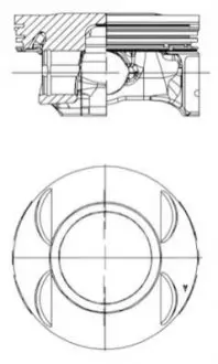 Поршень KOLBENSCHMIDT 40199610