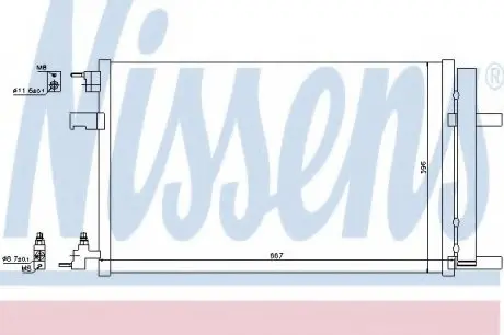 Конденсатор, кондиционер NISSENS 940135