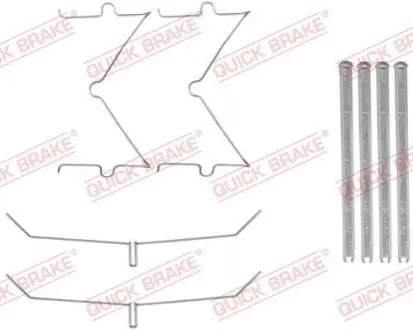 Монтажный компл.,тормоз.колодки QB109-1885 QUICK BRAKE 1091885