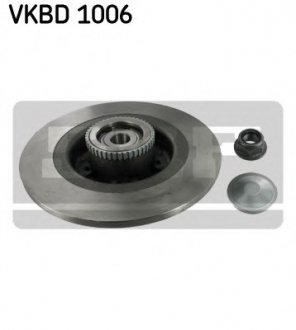 Гальмівний диск з підшипником SKF VKBD1006