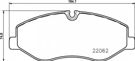 Тормозные колодки передние BREMBO P50129