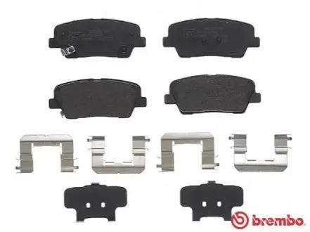 Тормозные колодки дисковые BREMBO P30081