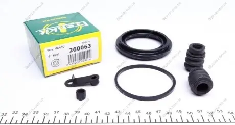 Ремкомплект, гальмівний супорт FRENKIT 260063
