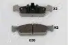 Комплект тормозных колодок PA-039AF JAPANPARTS PA039AF (фото 1)