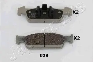 Комплект тормозных колодок PA-039AF JAPANPARTS PA039AF