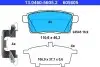 Комплект тормозных колодок, дисковый тормоз ATE 13046056052 (фото 1)