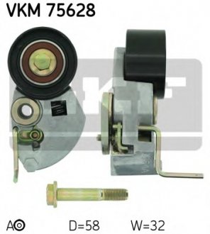 Натяжной ролик, ремень ГРМ VKM 75628 SKF VKM75628