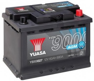 Стартерная аккумуляторная батарея YUASA YBX9027 (фото 1)