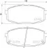 Тормозные колодки дисковые, к-кт. BREMBO P30 077 (фото 1)