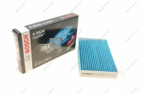 ФІЛЬТР САЛОНУ З АКТИВОВАНИМ ВУГІЛЛЯМ 0 986 628 534 BOSCH 0986628534 (фото 1)
